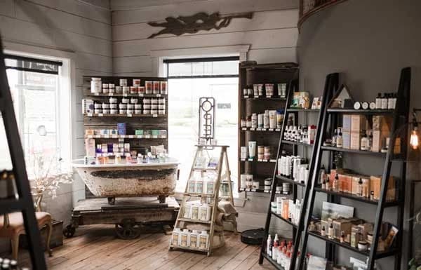 Natural soaps and bath products